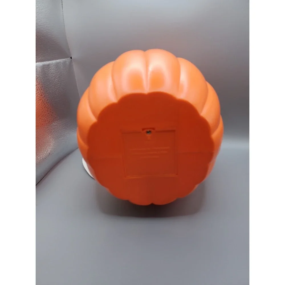 Monicore '98 Jack-O-Lantern Pumpkin Trick Treat Bucket W/Light Up Eyes~Works